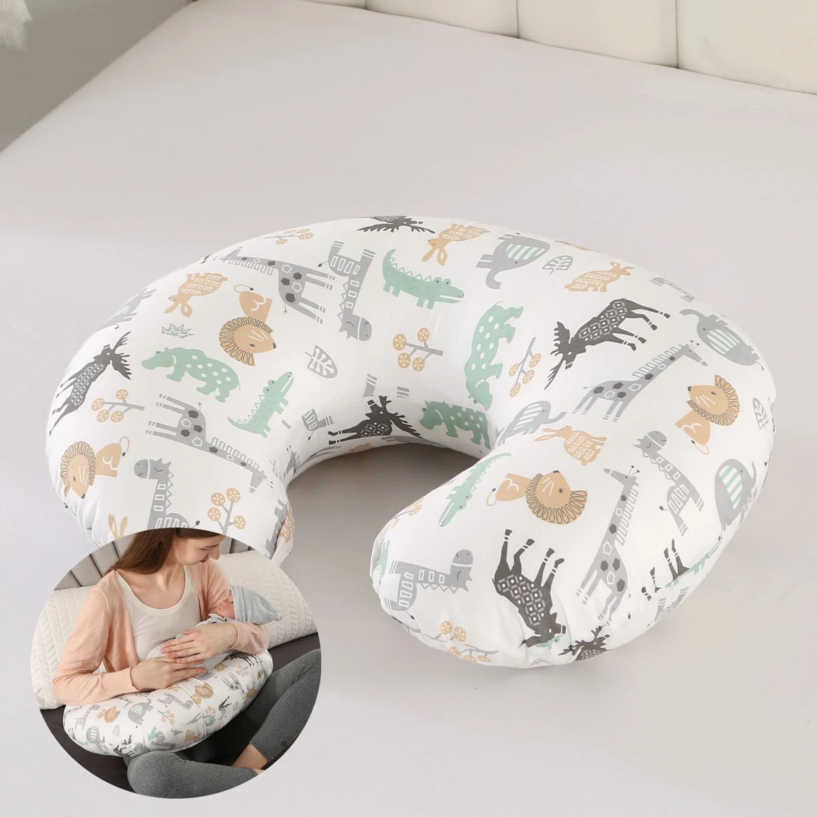 Coussin grossesse-allaitement portable